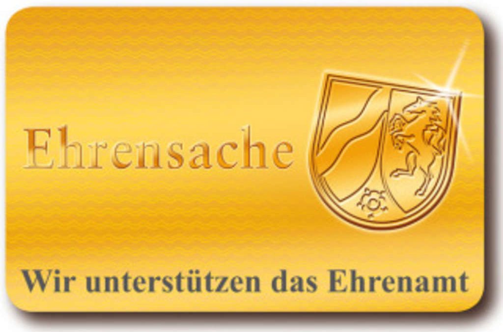 EHRENAMTSKARTE ALS „DANKE“