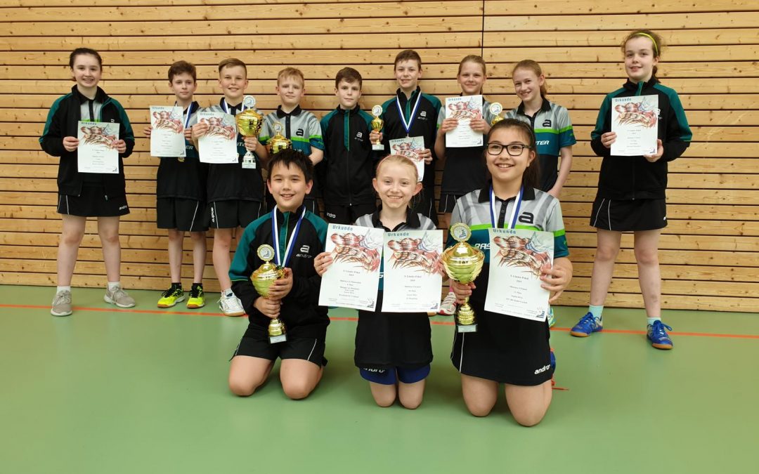 SECHS POKALE FÜR DAS WTTV-TEAM