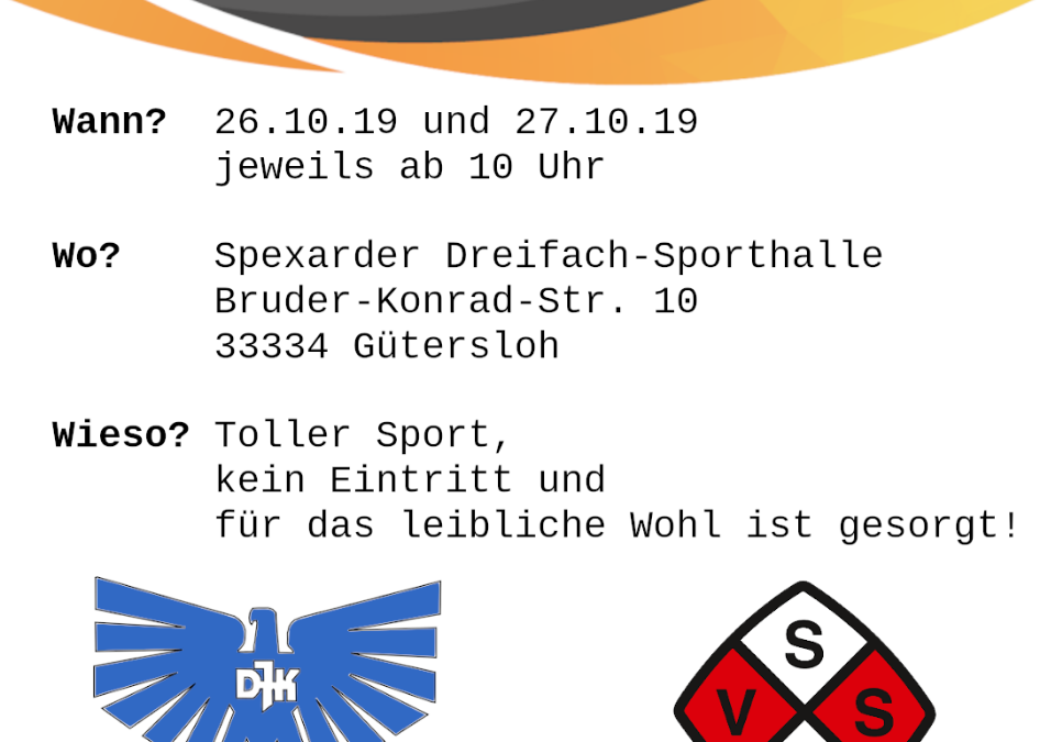 Senioren-Bezirksmeisterschaften am 26./27.10 in Spexard