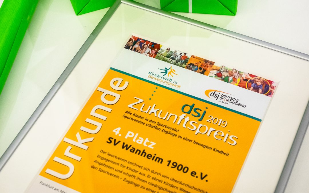 SV WANHEIM ERHÄLT AUSZEICHNUNG