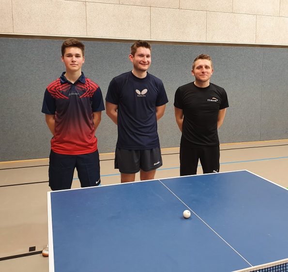 Timo Wagner, Maximilian Schwerdt und Waldemar Schilin.