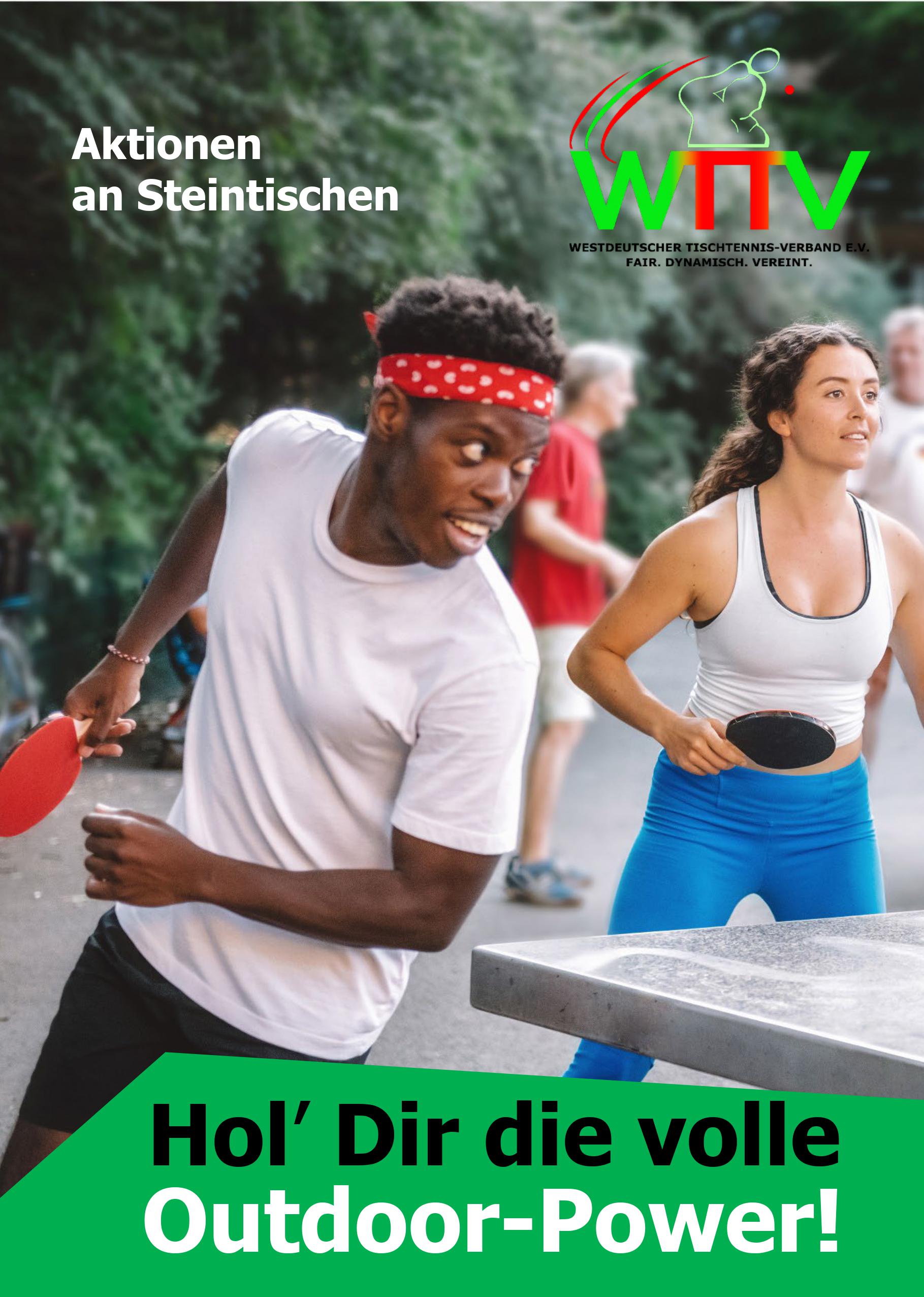 Auf nach draussen: Handreichung TT Steintische