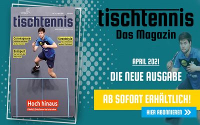 „tischtennis“ IM APRIL