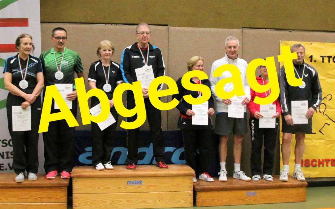 ALLE SENIORENTERMINE ABGESAGT