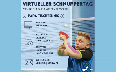 VIRTUELLER SCHNUPPERTAG PARA TT