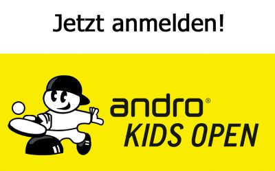 ANMELDESTART ANDRO KIDS OPEN