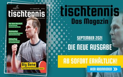 „tischtennis“ im SEPTEMBER
