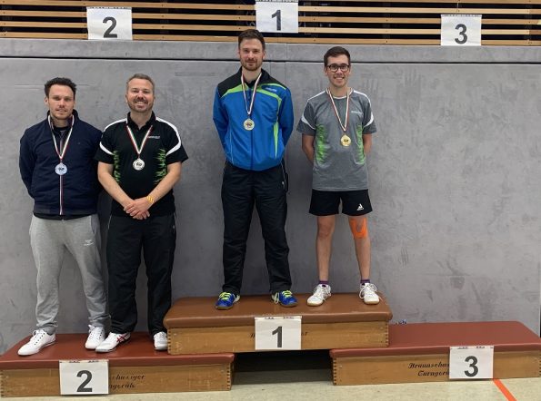 Siegerehrung im Herren Doppel