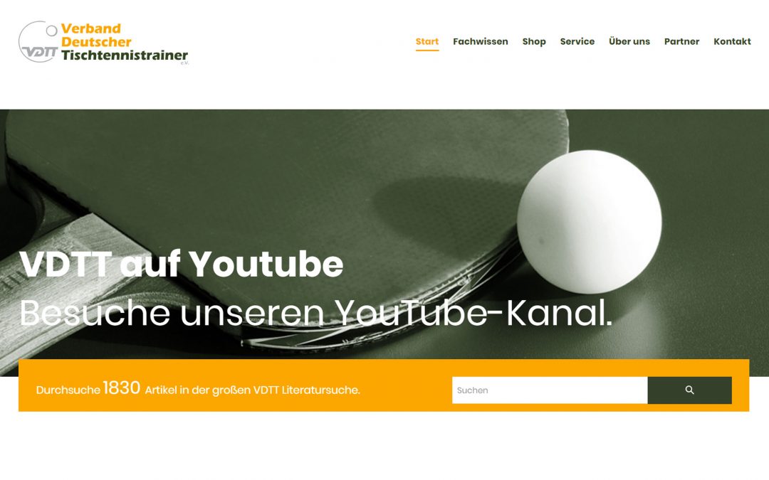 NEUE VDTT-WEBSEITE