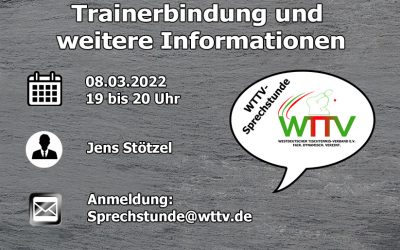 TRAINERBINDUNG UND INFOS