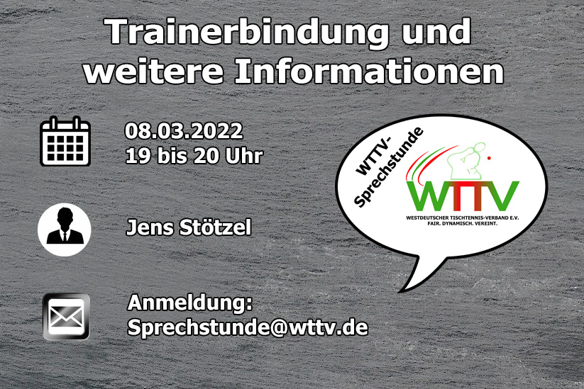 TRAINERBINDUNG UND INFOS