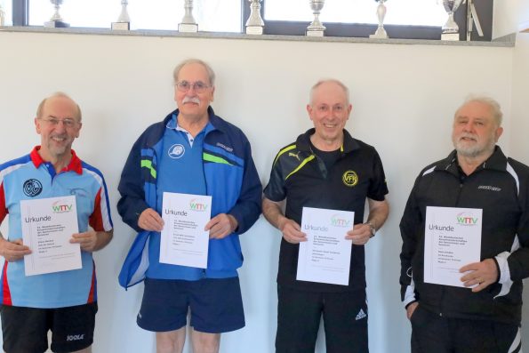 Siegerehrung Senioren AK70 - Einzel