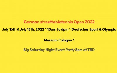 STREETTABLETENNIS OPEN 2022